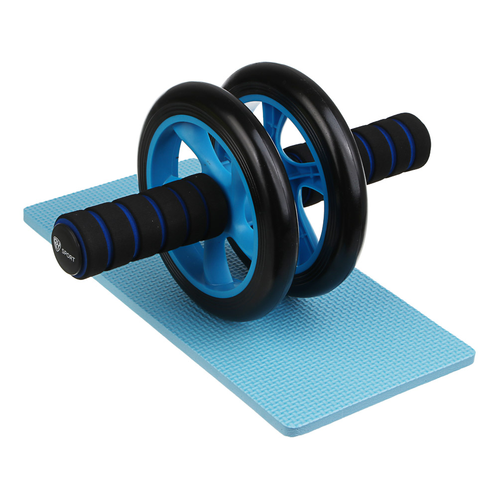 Ролик для пресса тм BY SPORT, 28х16см, металл, ЭВА, 2 цвета, арт.№ 139-015