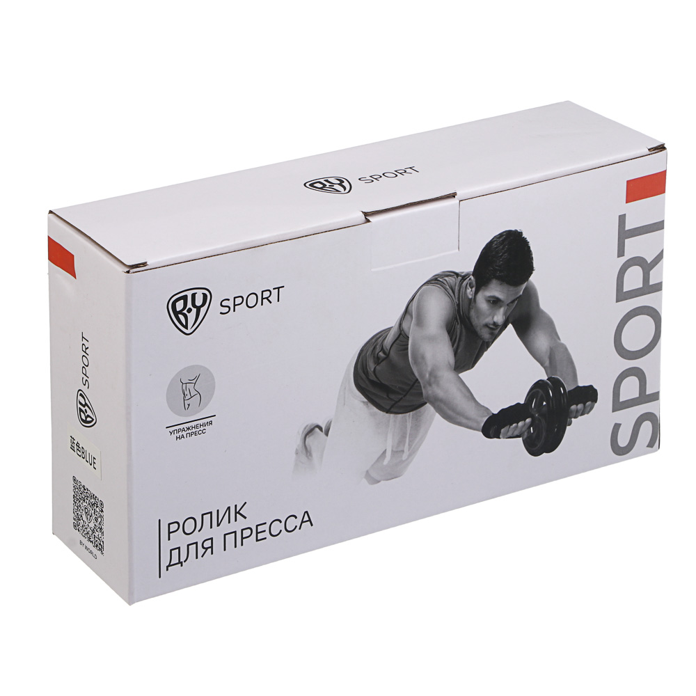 Ролик для пресса тм BY SPORT, 28х16см, металл, ЭВА, 2 цвета, арт.№ 139-015