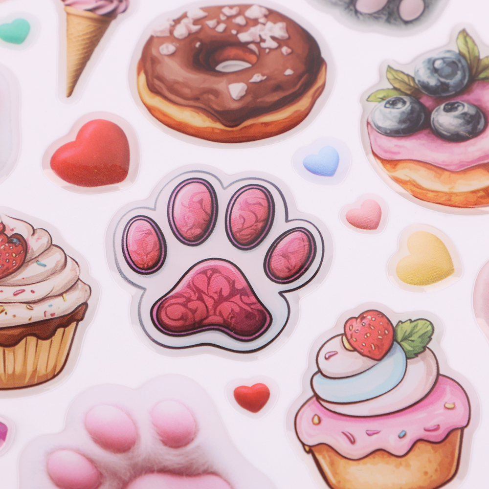 Наклейки эпоксидные, 11x20 см, в ассортименте, арт.№ 503-564