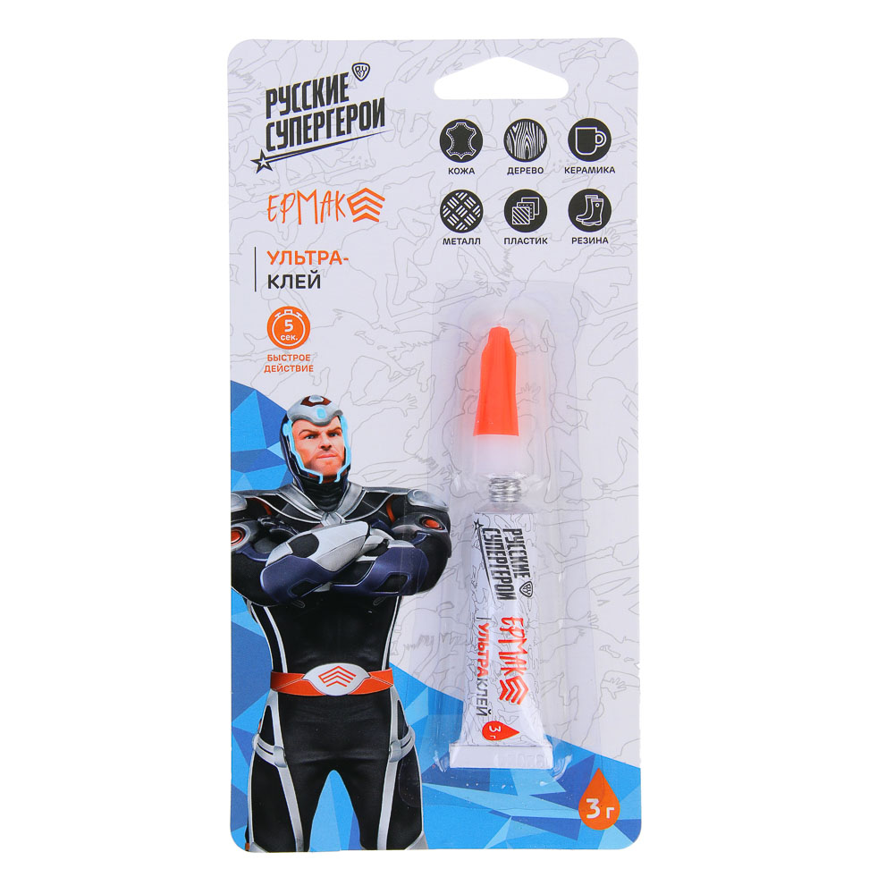 ЕРМАК Ультра клей 3г блистер, арт.№ 469-008