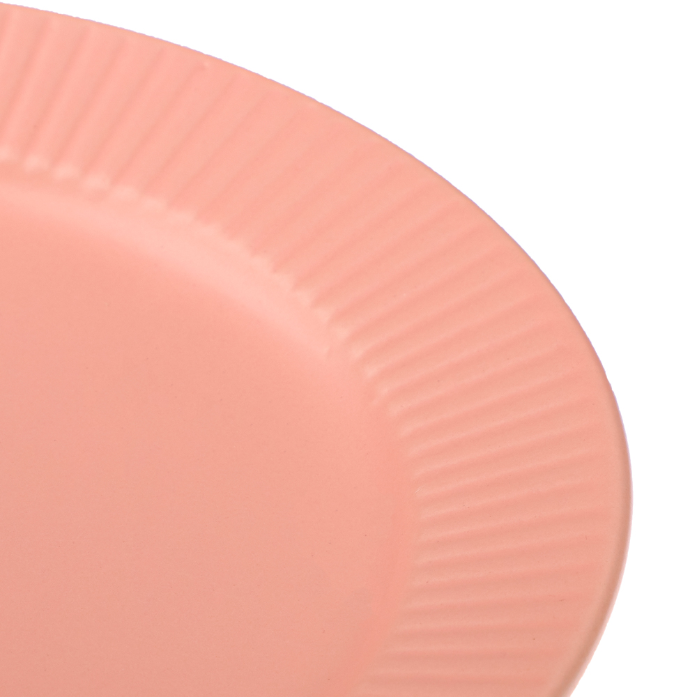 MILLIMI Ирина Тарелка десертная 22см, керамика, 3 цвета, арт.№ 824-438