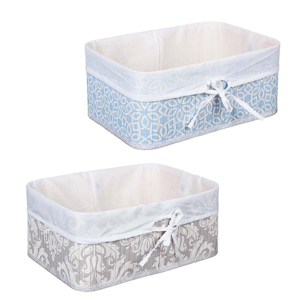 VETTA Короб складной "Верона", бамбук, 38x28х16см, 2 дизайна, арт.№ 457-535