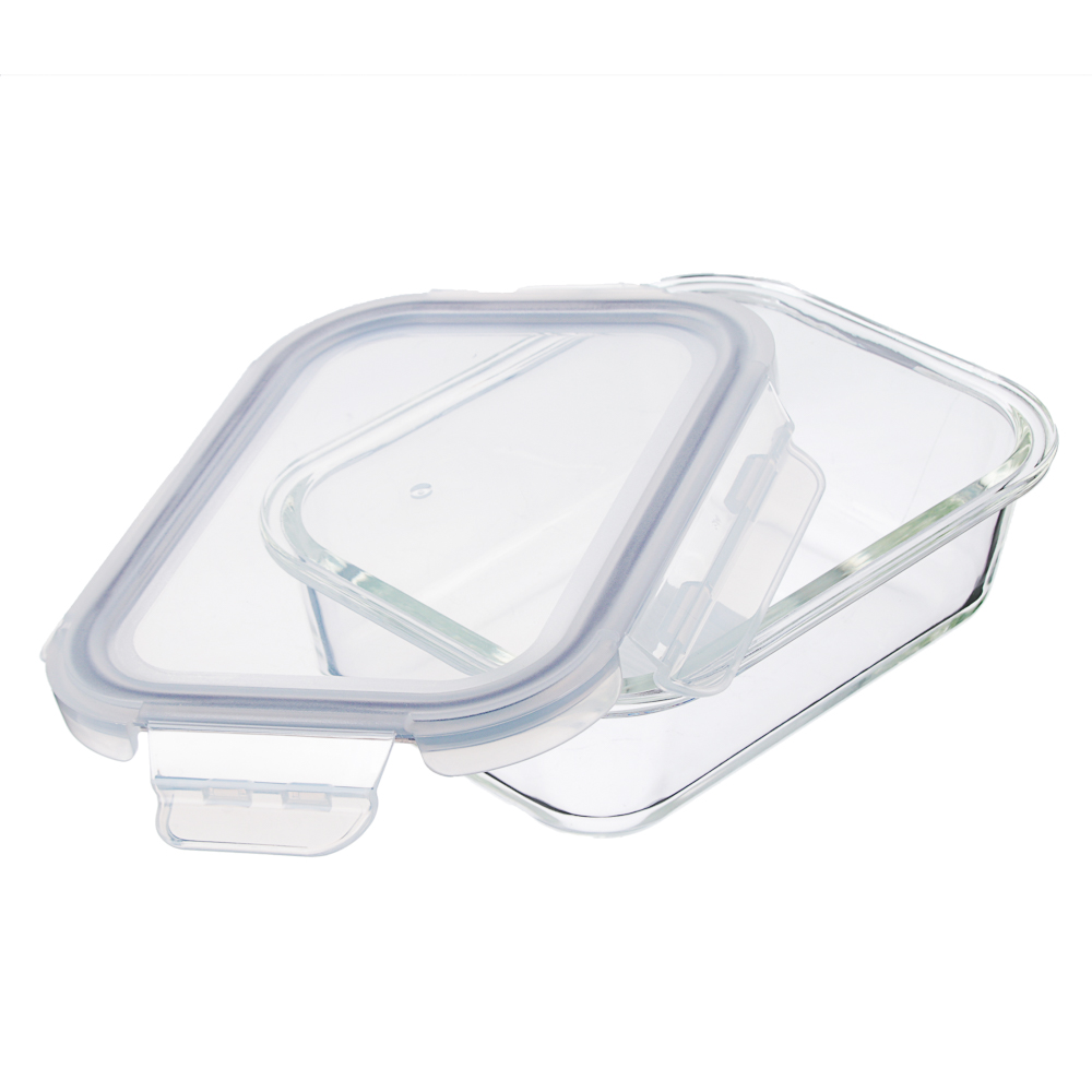 VETTA Контейнер для продуктов на защелках 600мл, жаропрочное стекло, арт.№ 845-111