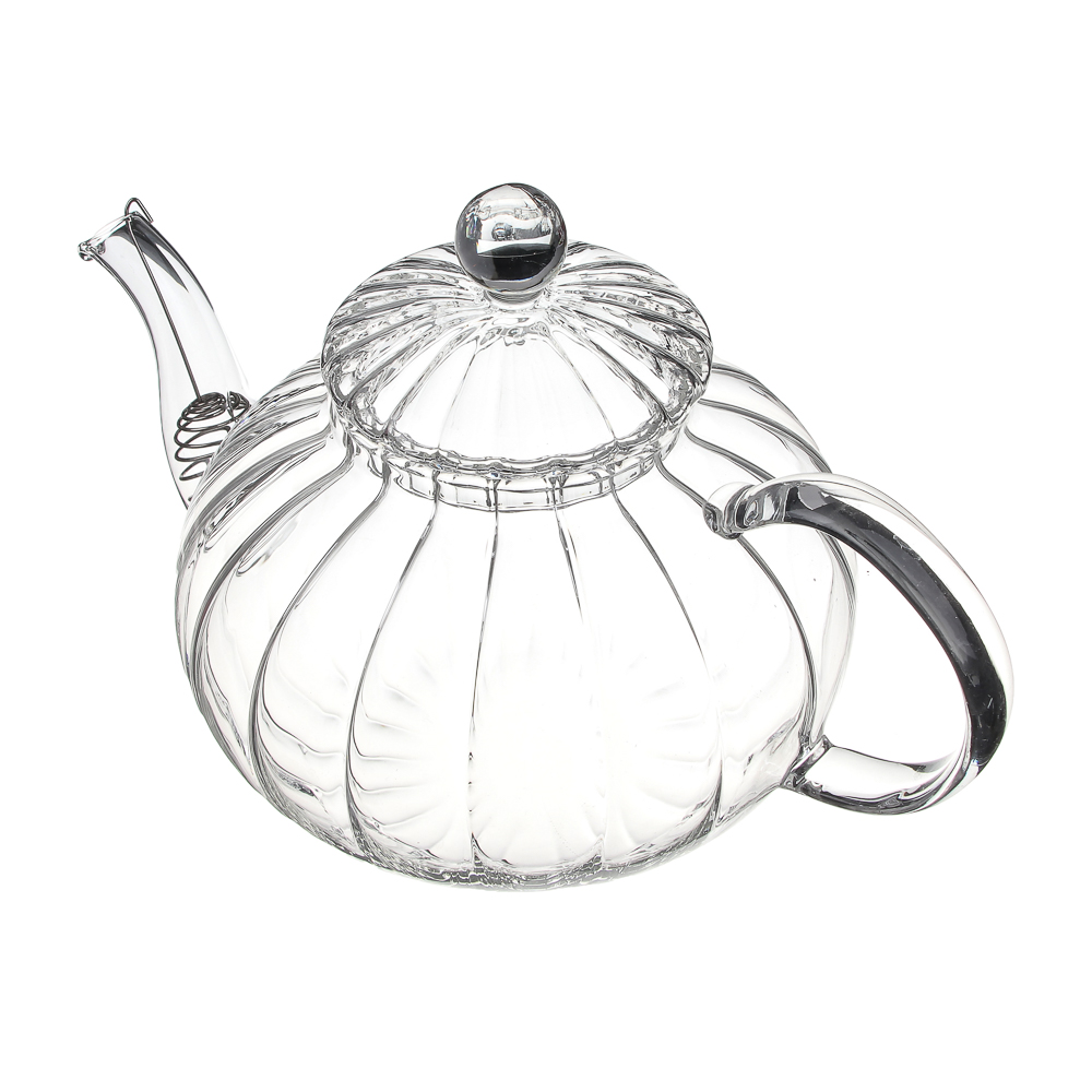 VETTA Чайник заварочный 800мл, с металлическим фильтром, стекло, арт.№ 850-158