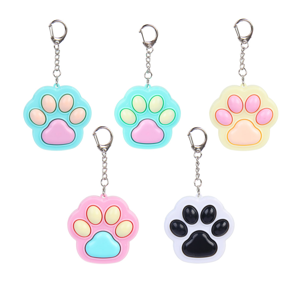 ИГРОЛЕНД Брелок с игрушкой антистресс "Лапка с кнопочками", ABS, 6х6см, 5 дизайнов, арт.№ 297-122