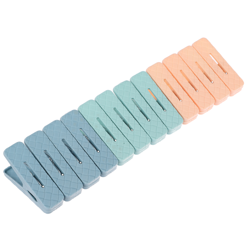 VETTA Набор прищепок 12 шт, пластик, 2 дизайна, арт.№ 453-086