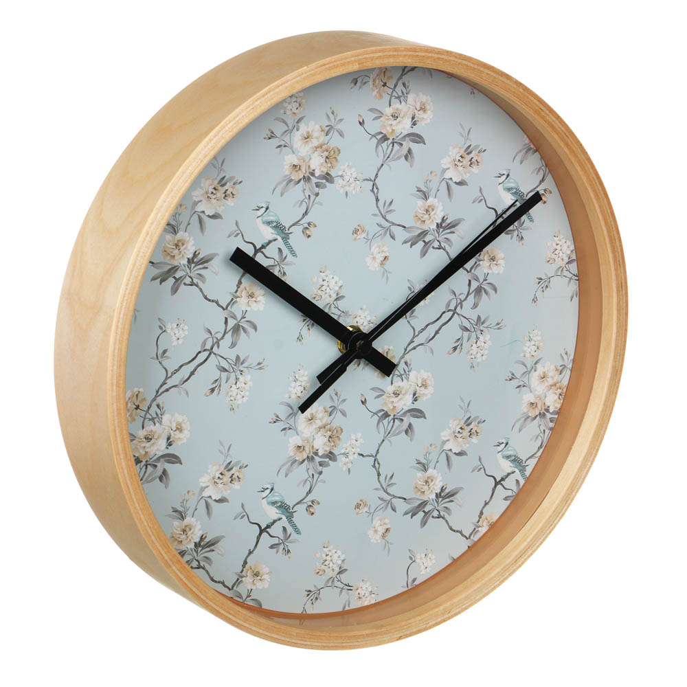 LADECOR CHRONO Часы настенные круглые, дерево, 26х26х5 см, 1xАА, арт.2-11, арт.№ 581-242