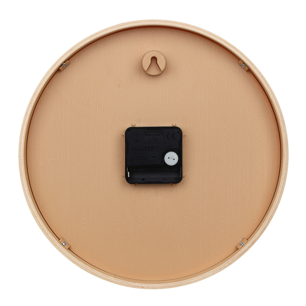 LADECOR CHRONO Часы настенные круглые, дерево, 26х26х5 см, 1xАА, арт.2-11, арт.№ 581-242