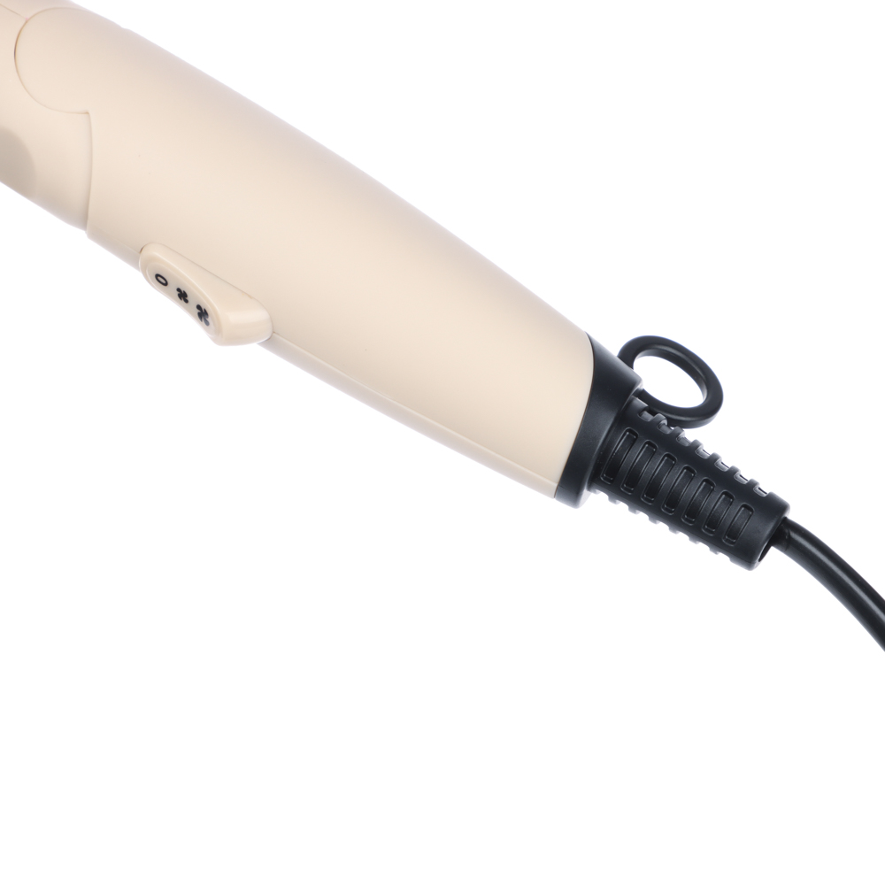 LEBEN Фен складной, 1200 Вт, 2 скорости, корпус софт тач, бежевый, арт.№ 259-222