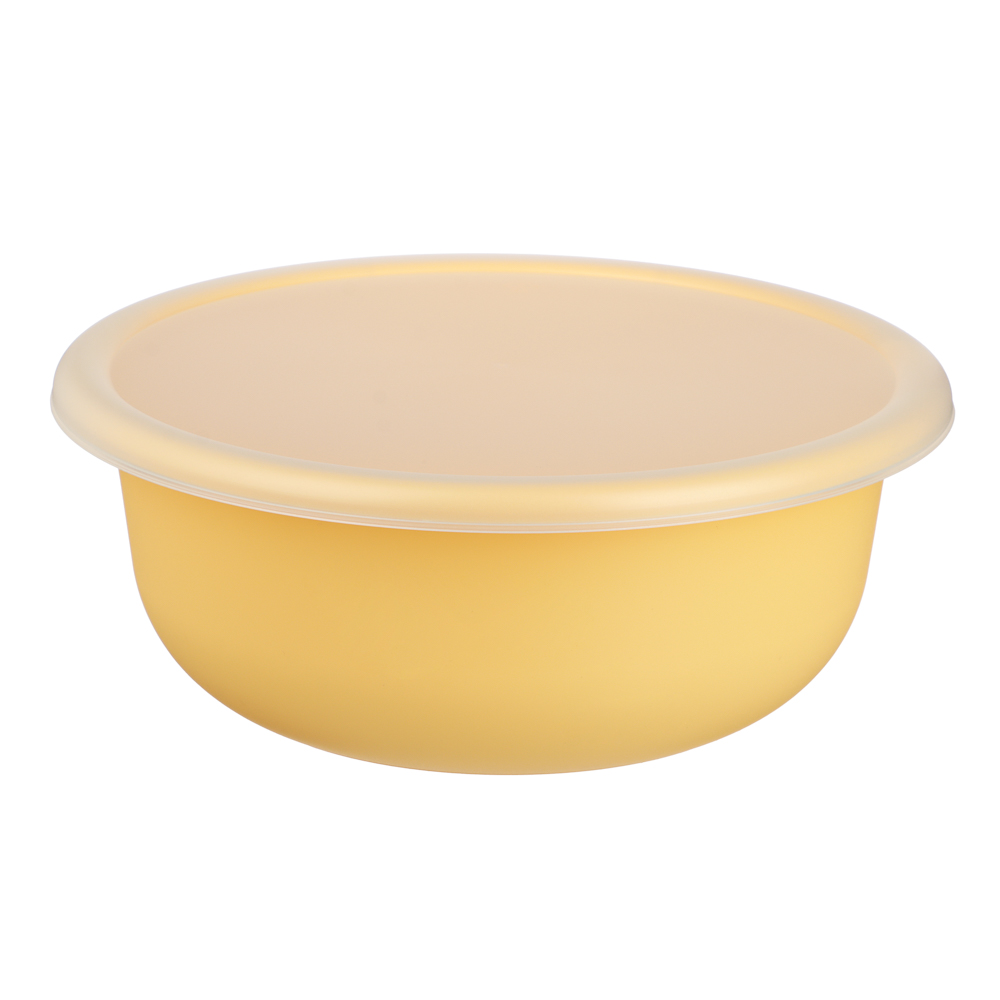 Ботаника Миска с крышкой 3,2л, пластик, 3 цвета, арт.№ 861-574