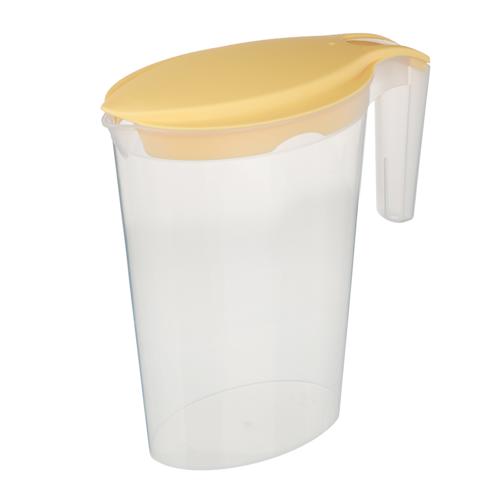 Ботаника Кувшин 2л с крышкой, пластик, 3 цвета, арт.№ 861-575