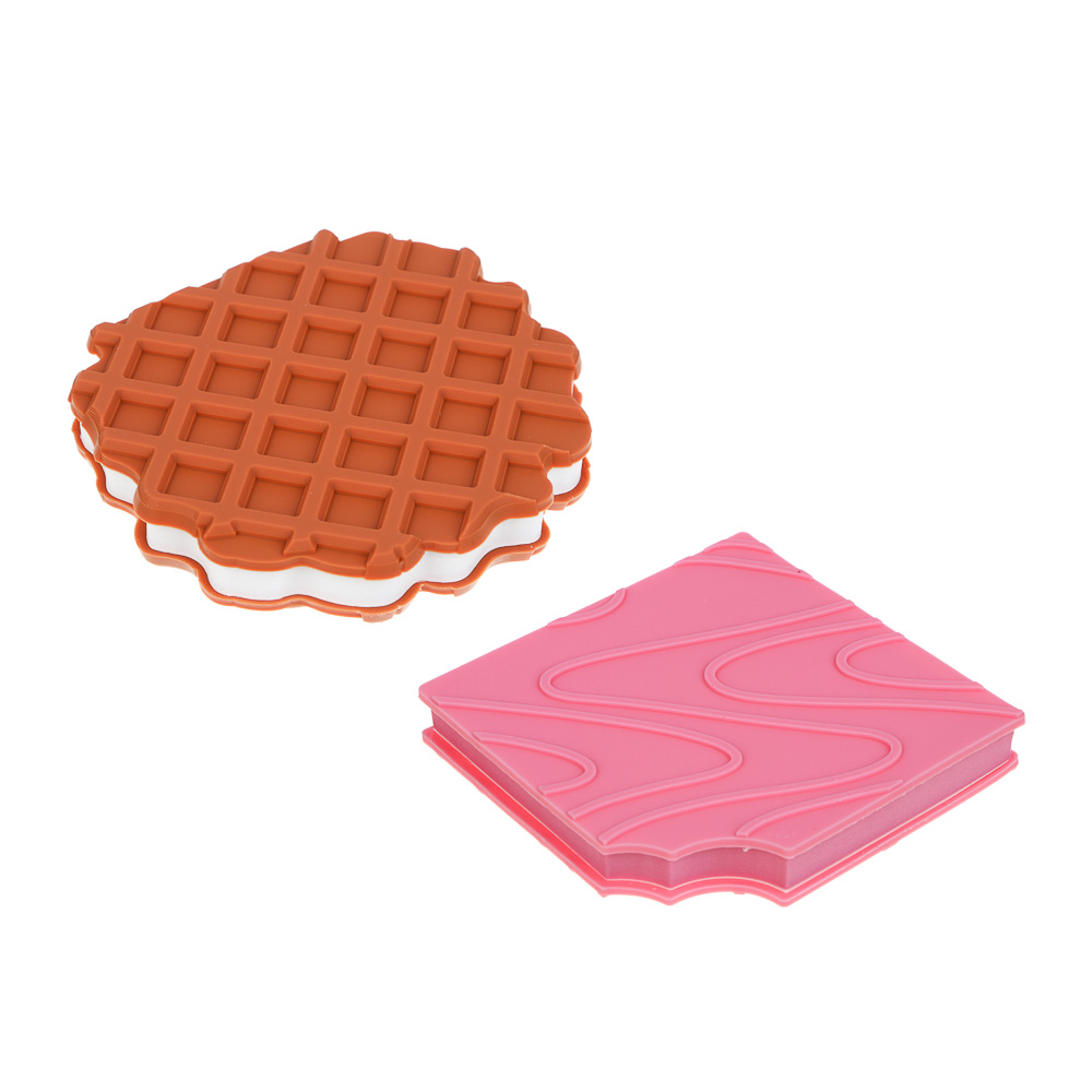 Записная книжка фигурная, 7,8-9x8,5-9см, 70 л., обложка из ПВХ, ароматизированная, 2 дизайна, арт.№ 574-085