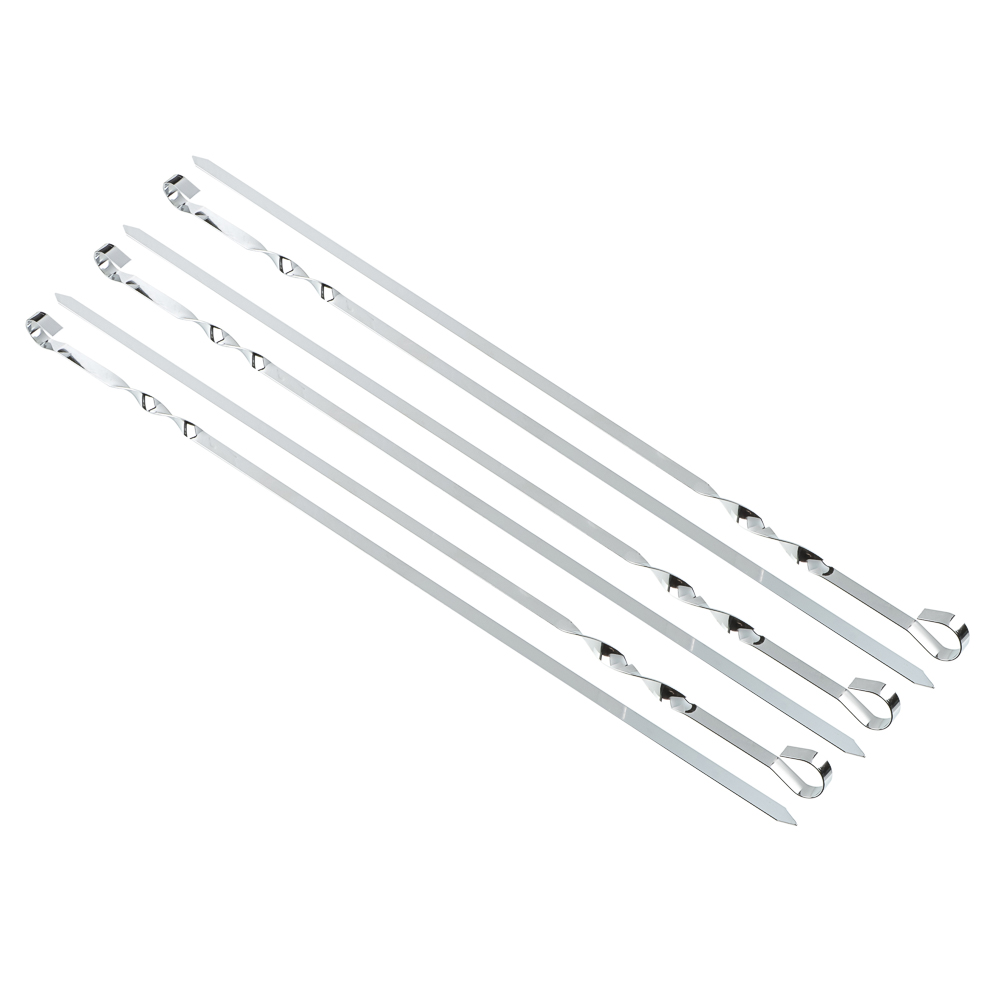 Набор шампуров 6шт тм GRILLBOOM, нерж.сталь, 60см, в чехле, арт.№ 103-019