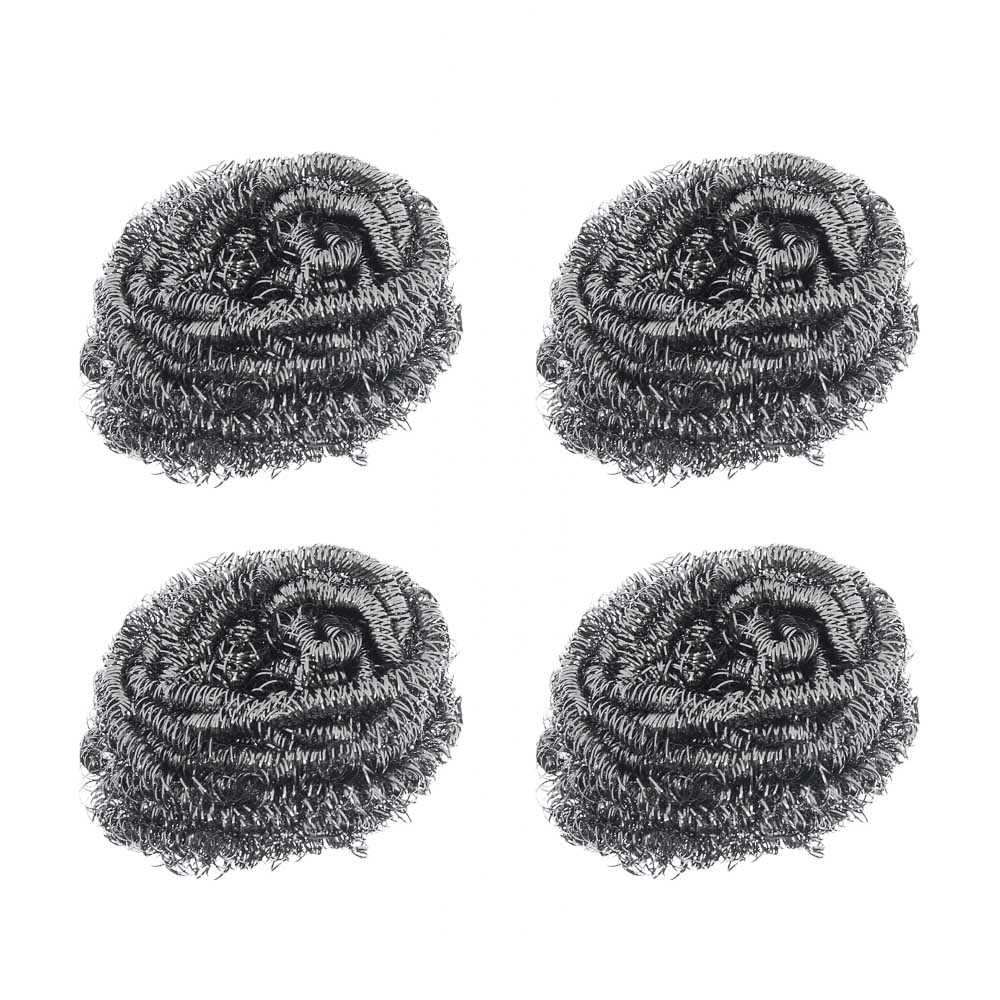 Губки для мытья посуды тм VETTA, 4 шт, 12 гр, металл, арт.№ 441-280