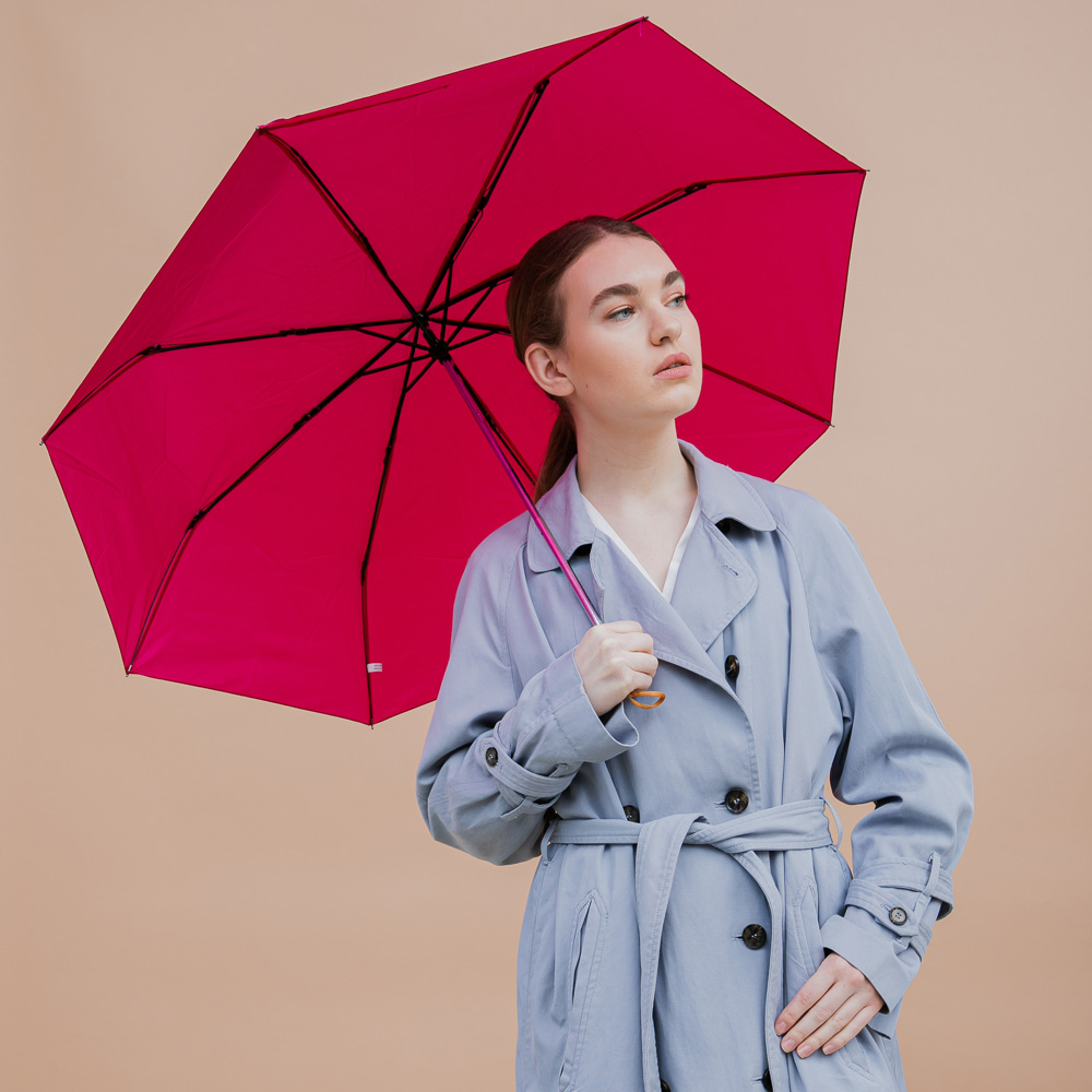 Зонт универсальный, механика, металл, пластик, полиэстер, 53,5см, 8 спиц, 12 цветов, 3375S, арт.№ 302-218