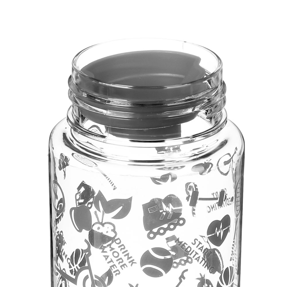 SILAPRO Спортивная бутылка для воды, 500мл, полипропилен, 5 цветов, арт.№ 088-002