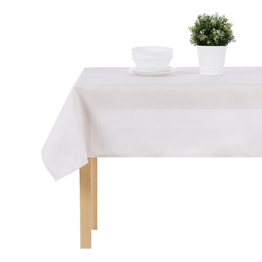 PROVANCE Скатерть текстильная "Лён" с водоотталкивающей пропиткой, 140х180см, 100% ПЭ, 3 цвета, арт.№ 435-081