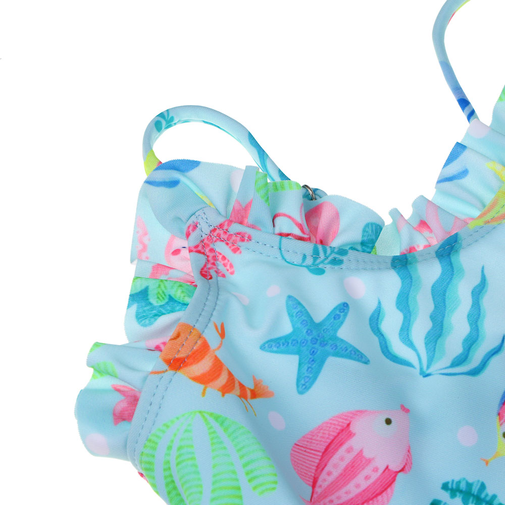 GALANTE Купальник для девочки слитный, р. 98-104, 82% полиэстер, 18% эластан, ВЛ2025-07, арт.№ 331-289