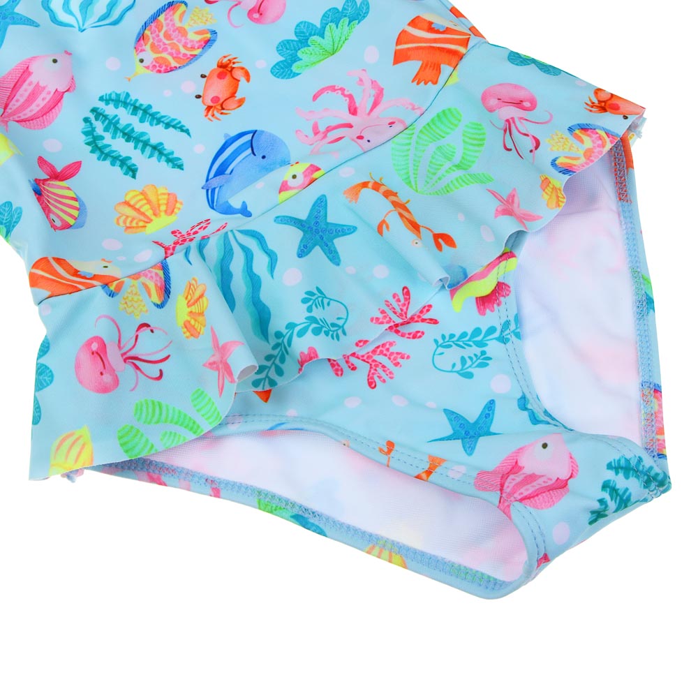 GALANTE Купальник для девочки слитный, р. 98-104, 82% полиэстер, 18% эластан, ВЛ2025-07, арт.№ 331-289