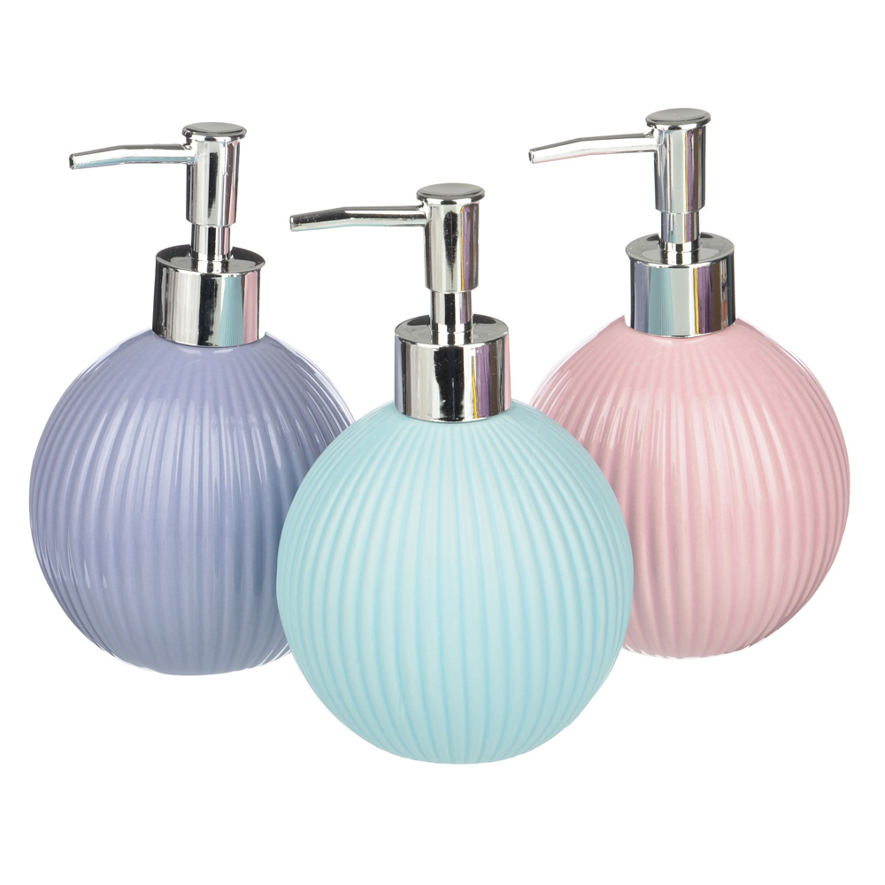 VETTA Дозатор для жидкого мыла "Палермо", керамика, 3 цвета, арт.№ 463-976