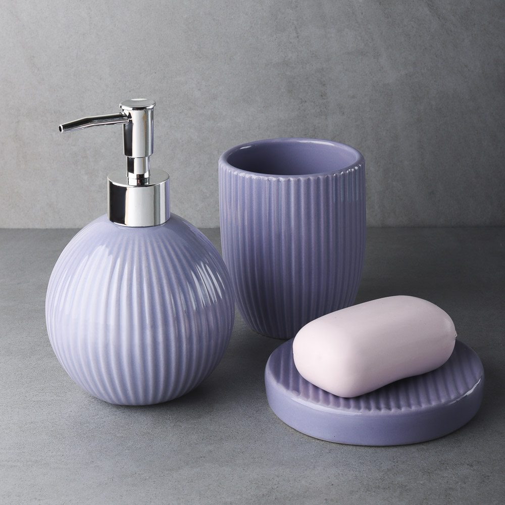 VETTA Дозатор для жидкого мыла "Палермо", керамика, 3 цвета, арт.№ 463-976