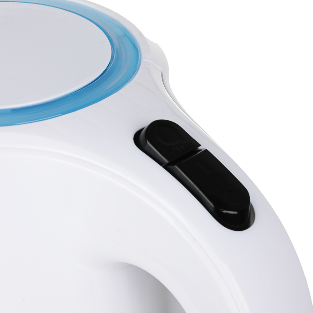 LEBEN Чайник электрический 1,8л, 1850Вт, скрытый нагр.элемент, пластик, LED подсветка, арт.№ 475-124