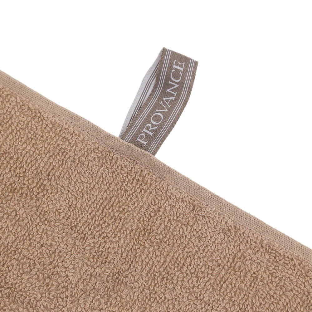 PROVANCE Виана Полотенце махровое, 100% хлопок, 30х50см, темно-бежевый, арт.№ 484-077