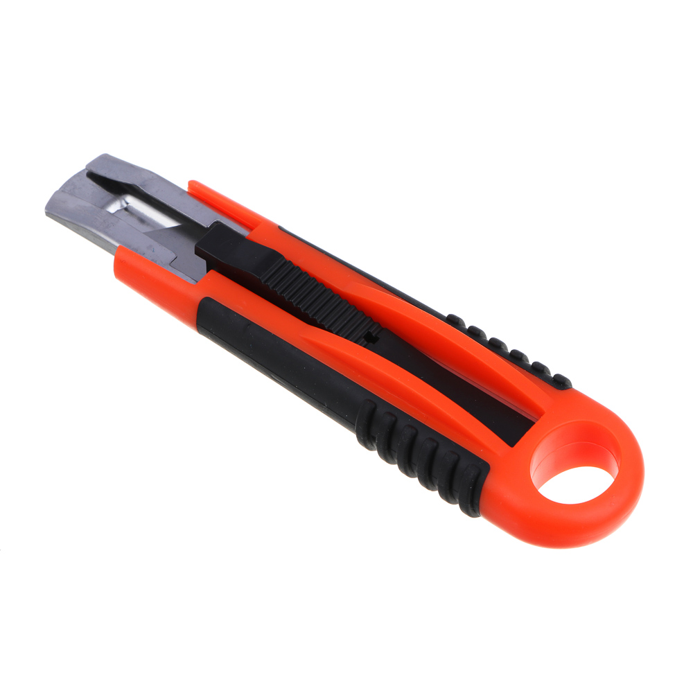 ЕРМАК Нож выдвижной с пружиной, PS+TPR, 61x19x0.6мм, арт.1, арт.№ 685-002