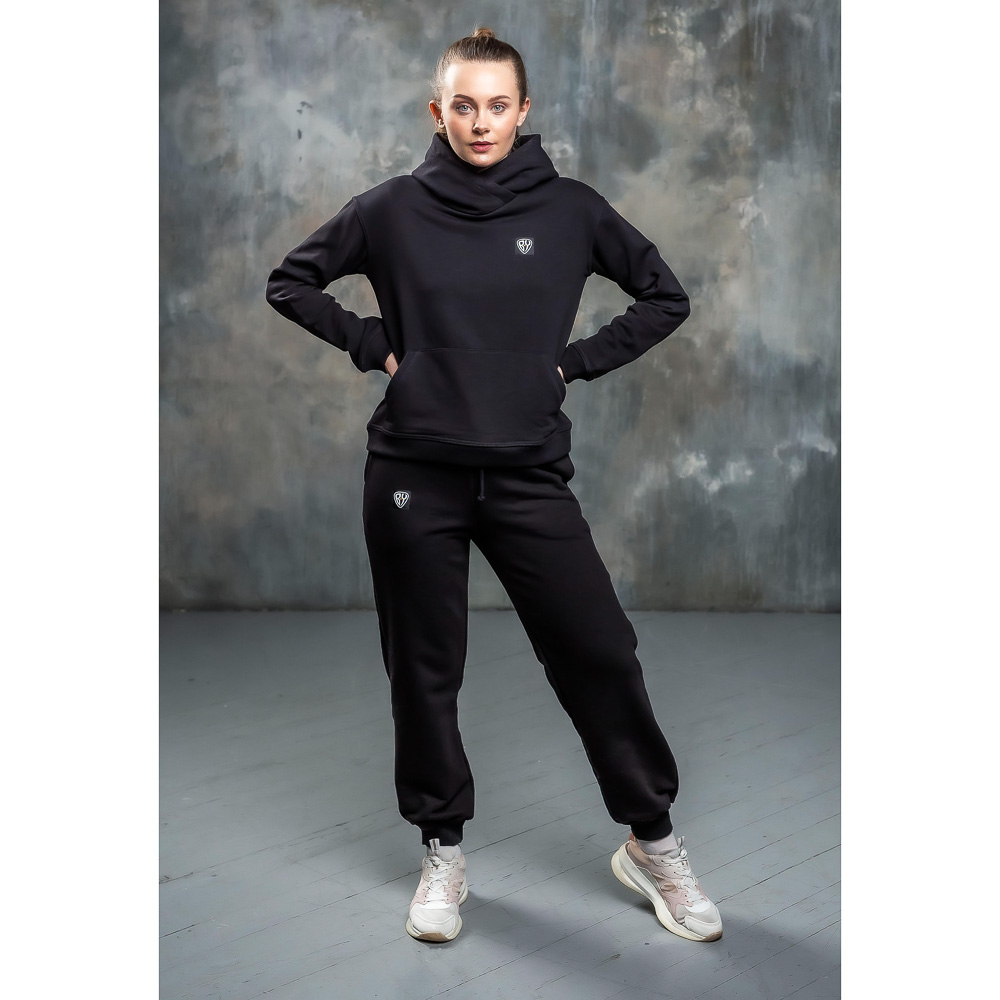 BY Брюки женские, хлопок, размеры XS-XL, цвет черный, арт.№ 830-685