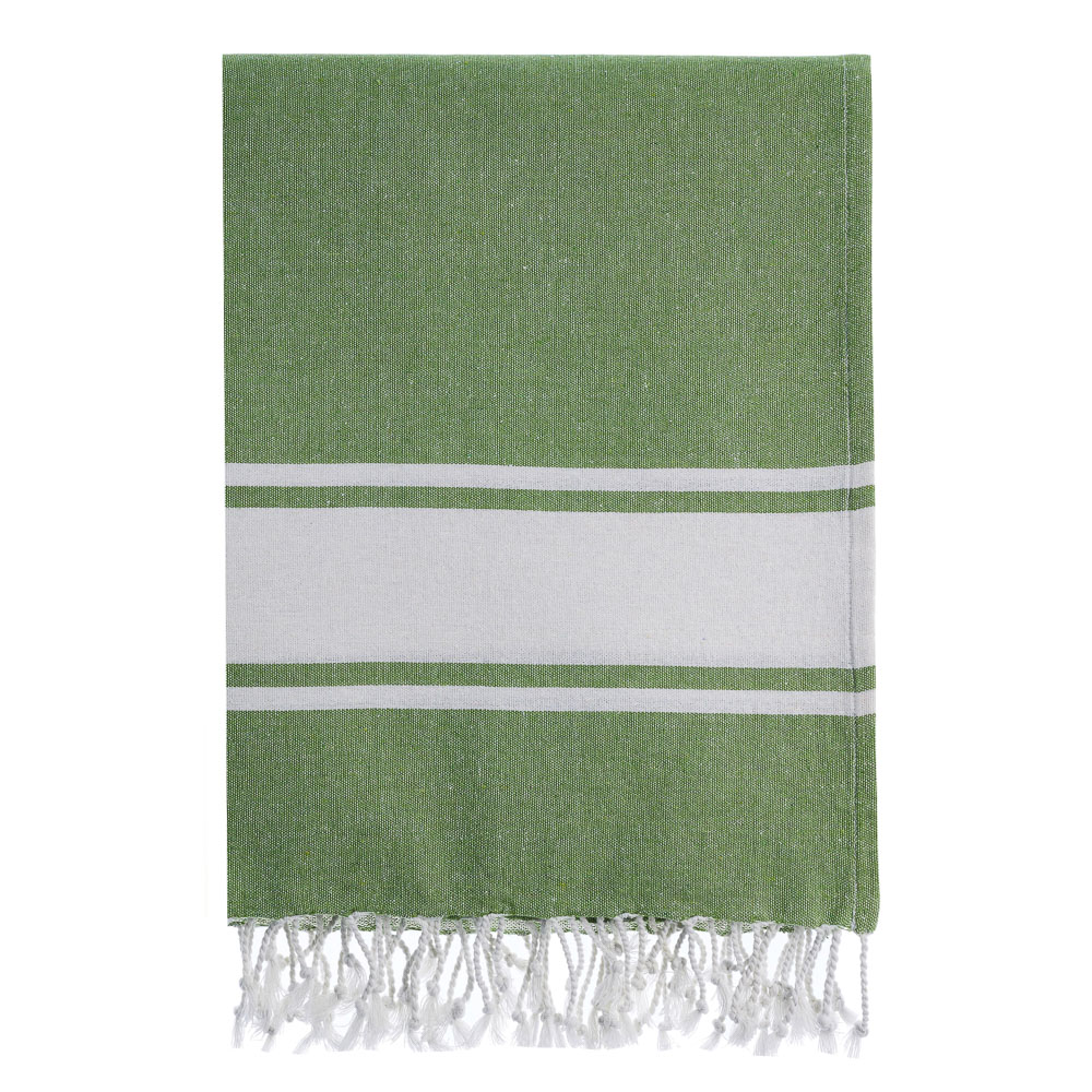 PROVANCE Саммер Покрывало для отдыха 170х180см, 75% хлопок 25% полиэстер, зеленый, арт.№ 496-004