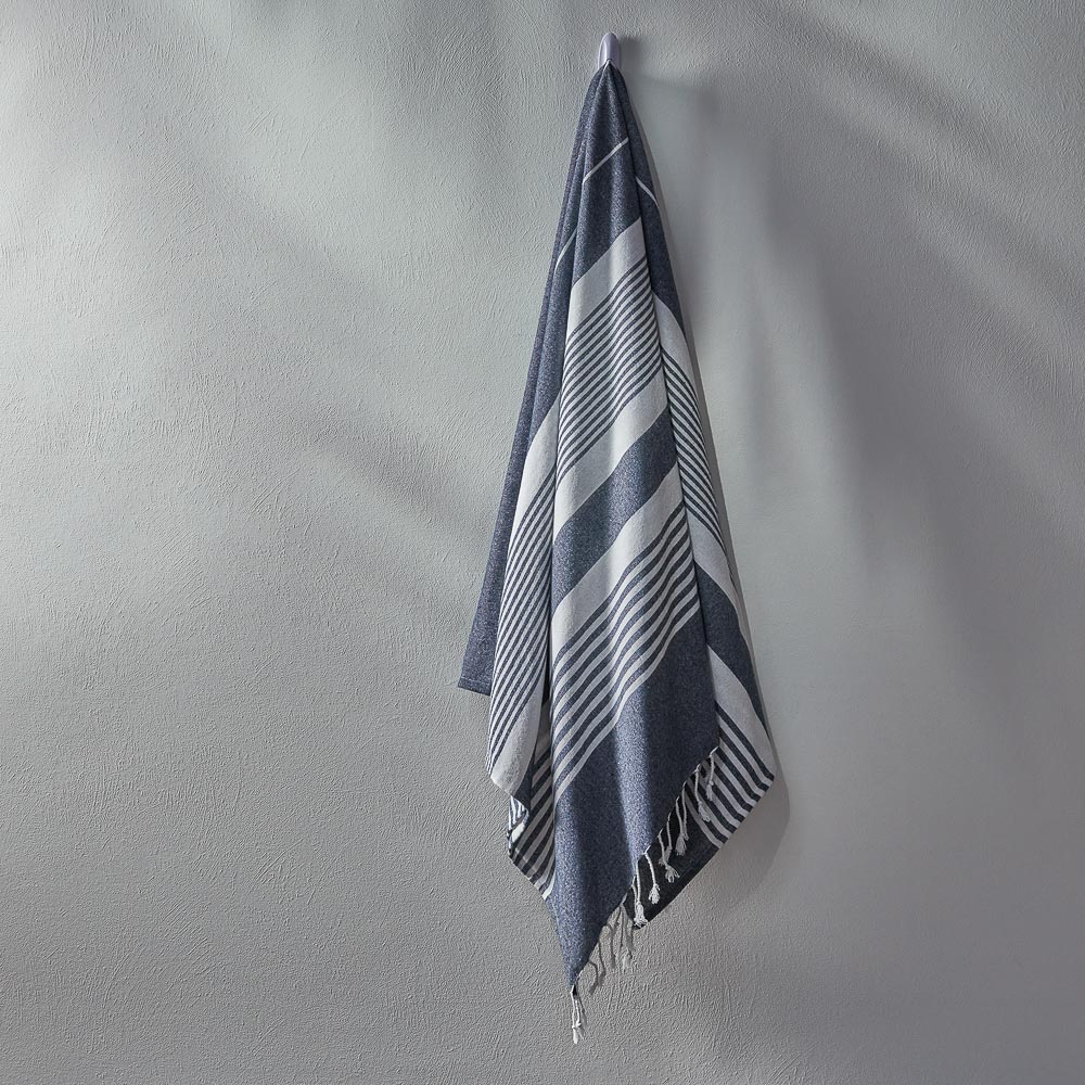 PROVANCE Саммер Покрывало для отдыха 170х180см, 75% хлопок 25% полиэстер, серый, арт.№ 496-005