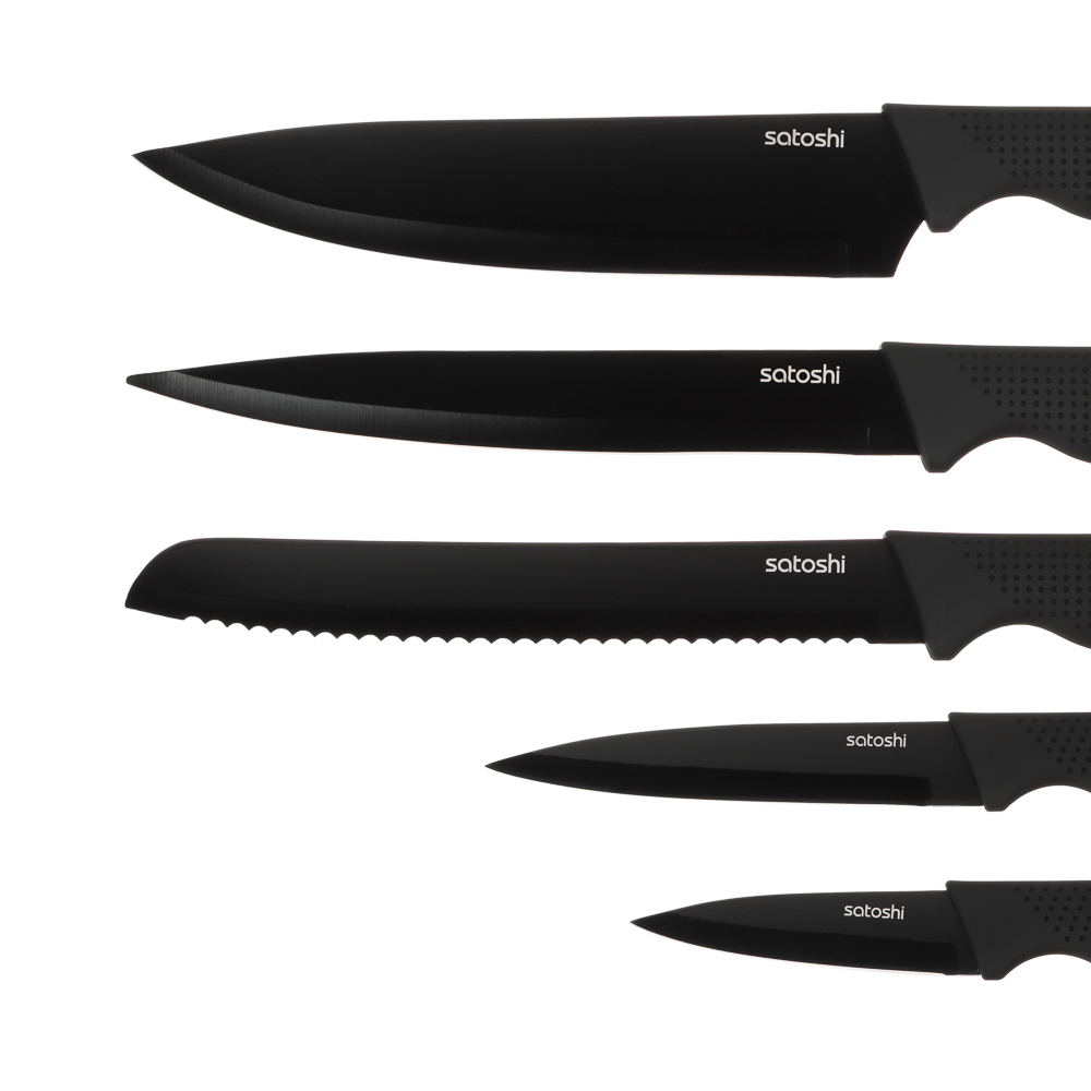 SATOSHI Торонто Набор ножей кухонных 8пр, на подставке, арт.№ 803-416
