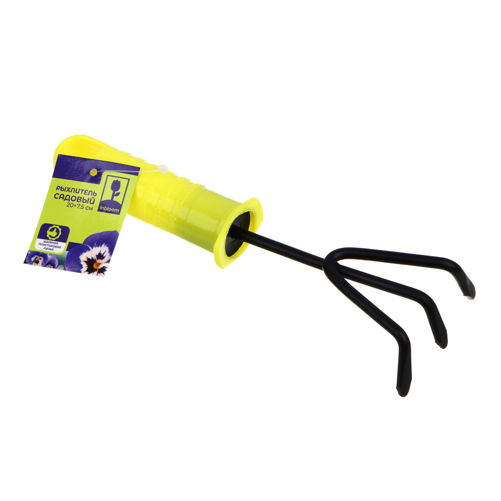INBLOOM Рыхлитель садовый 20x7.5 см с пластиковой ручкой, арт.№ 167-058