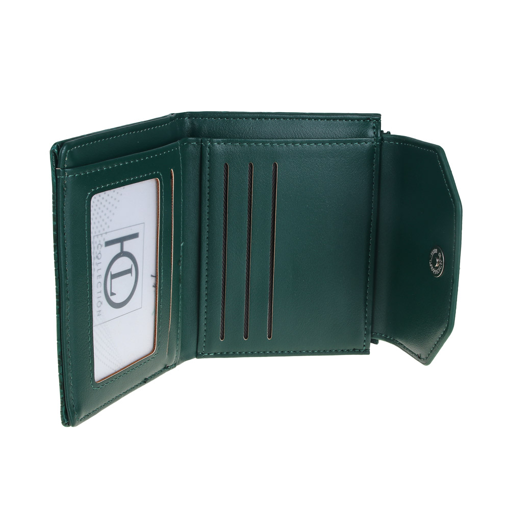 ЮL Кошелек с отд. для карт, купюр, монет, ПУ, 12х10см, 4 цвета ,КЖ23-10, арт.№ 303-962