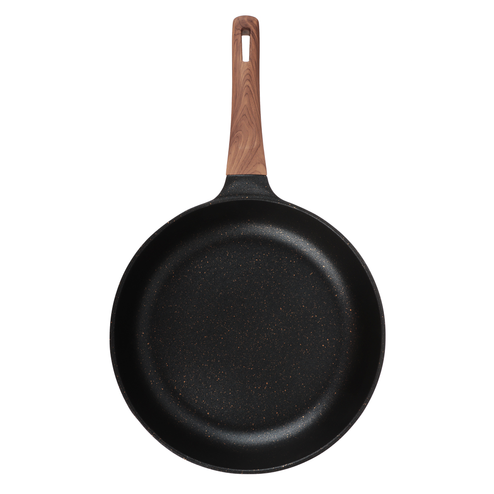 SATOSHI Карнуа Сковорода литая d28см, антипригарное покрытие Мрамор, индукция, арт.№ 846-562