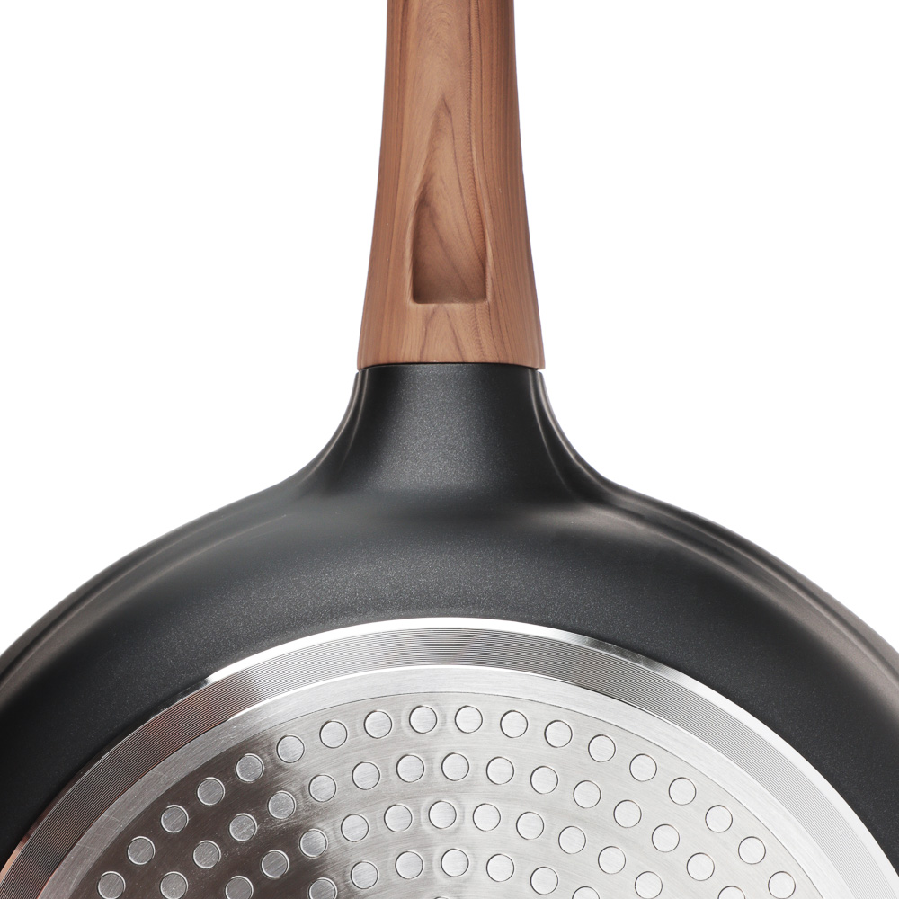 SATOSHI Карнуа Сковорода литая d28см, антипригарное покрытие Мрамор, индукция, арт.№ 846-562