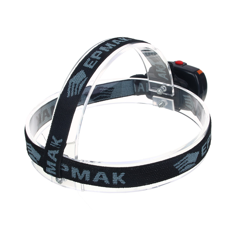Фонарь налобный тм ЕРМАК, COB LED, 65 Лм, 3xAAA, 0,65 Вт, 6,5х4,7х3см, пластик, арт.№ 221-027