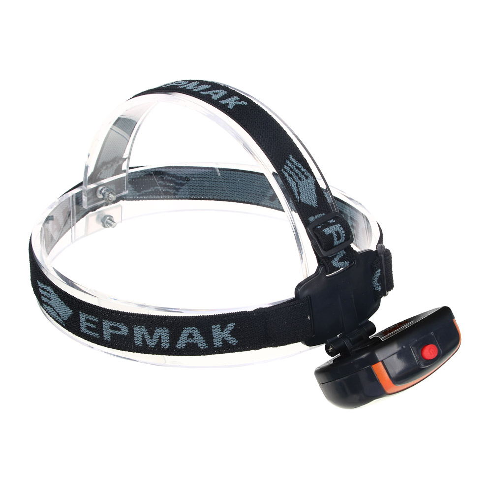 Фонарь налобный тм ЕРМАК, COB LED, 65 Лм, 3xAAA, 0,65 Вт, 6,5х4,7х3см, пластик, арт.№ 221-027