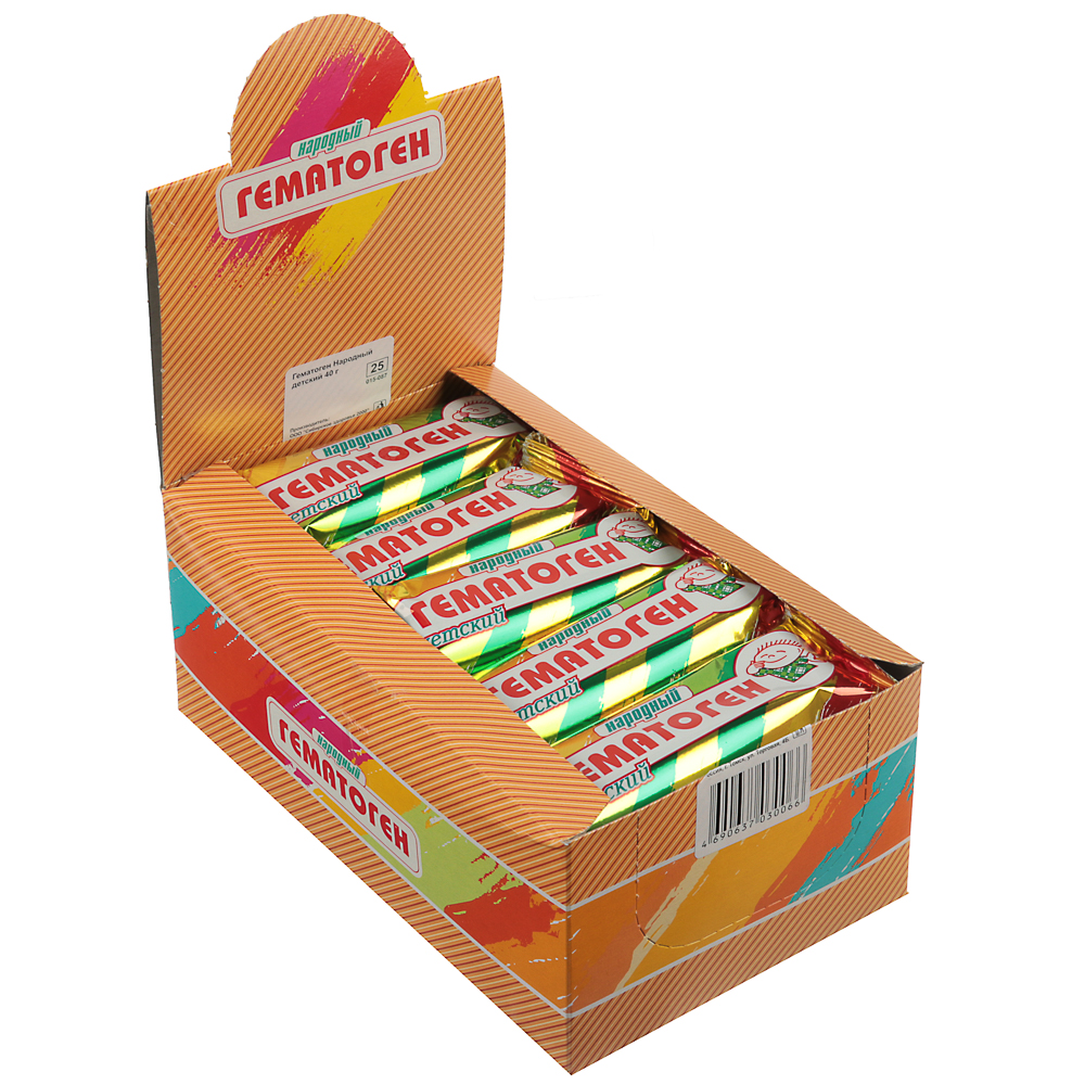 Гематоген Народный детский, 40 г, арт.№ 015-087