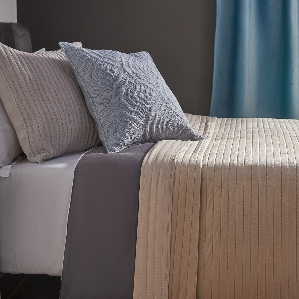 PROVANCE Гортензия Покрывало бархатное однотонное 220х240см, 100% полиэстер, арт.№ 488-067