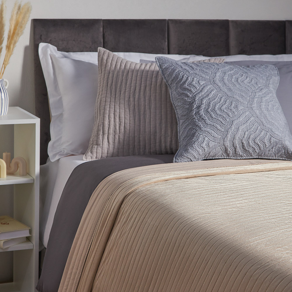 PROVANCE Гортензия Покрывало бархатное однотонное 220х240см, 100% полиэстер, арт.№ 488-067