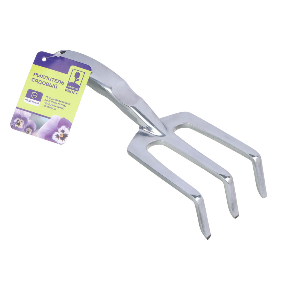 INBLOOM PROF+ Рыхлитель садовый, 23х7см, алюминий, арт.№ 181-002