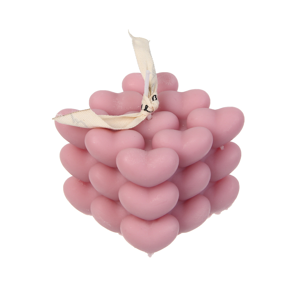 Набор свечей в подарочной упаковке 15х15х6 см, 5 предметов, парафин, воск, 2 вида, арт.№ 563-030