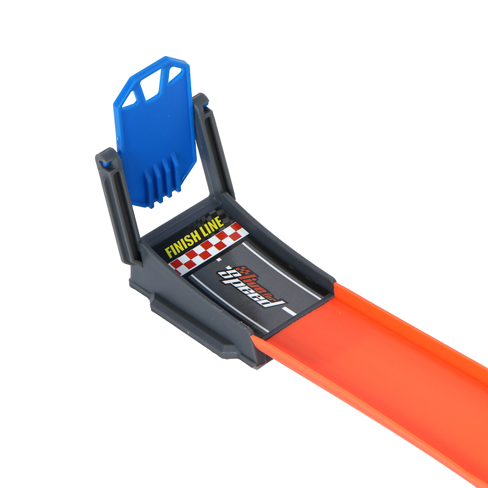 ИГРОЛЕНД Автотрек с машинками и запуском, 2 машинки, PP, 24x10x32 см, 2 дизайна, арт.№ 276-170