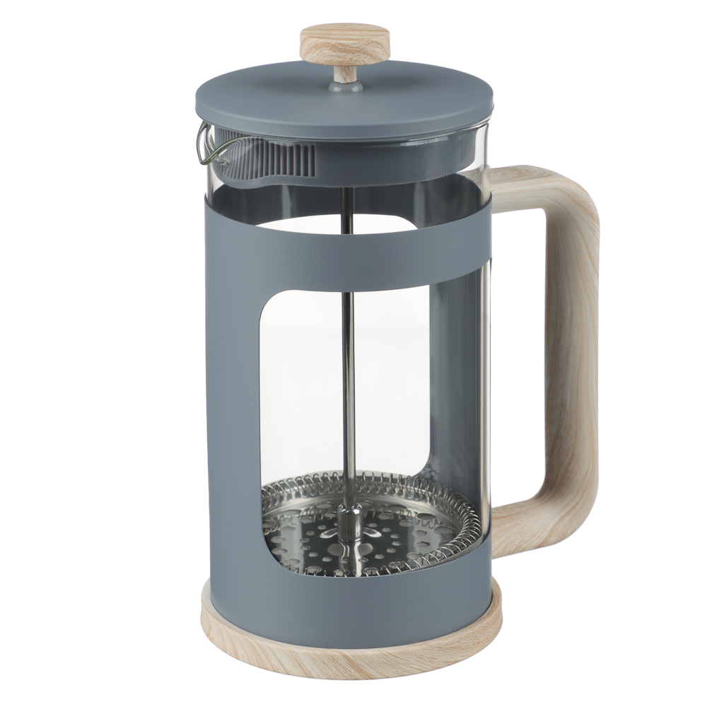 SATOSHI Шарлеруа Френч-пресс 1,0л, жаропрочное стекло, арт.№ 850-233