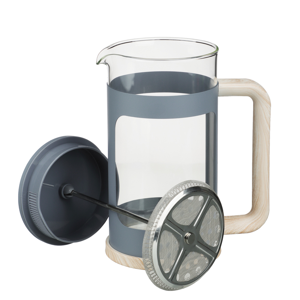 SATOSHI Шарлеруа Френч-пресс 1,0л, жаропрочное стекло, арт.№ 850-233