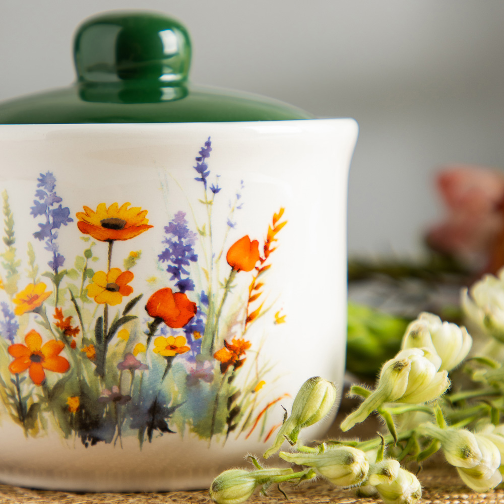 MILLIMI Полевые цветы Сахарница, 260мл, керамика, арт.№ 824-012