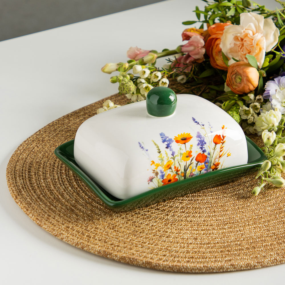 MILLIMI Полевые цветы Масленка, 17х12x8см, керамика, арт.№ 824-013