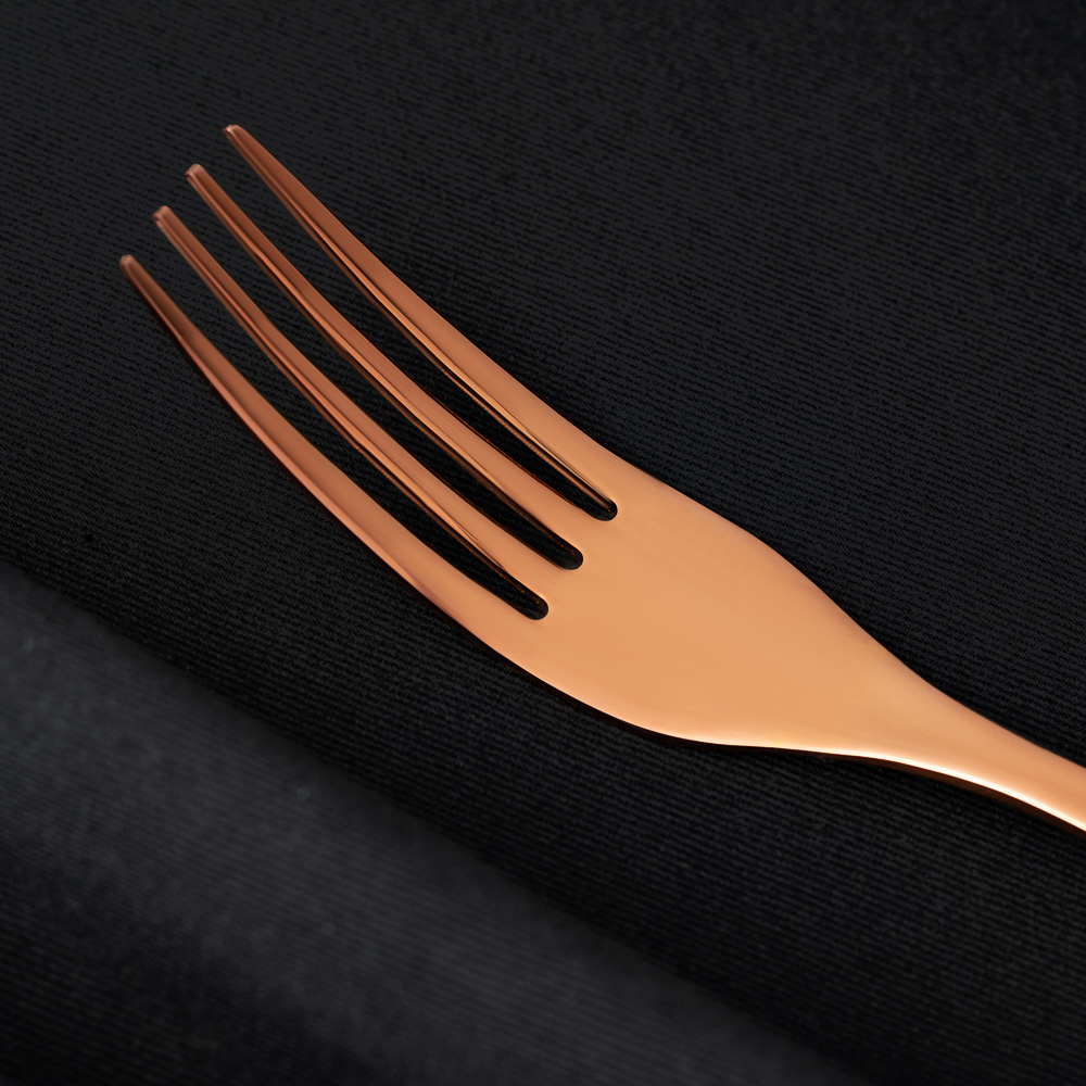 BY COLLECTION Ларре Вилка столовая, 1 пр. на блистере, нерж.сталь 18/10  (white line), арт.№ 815-409