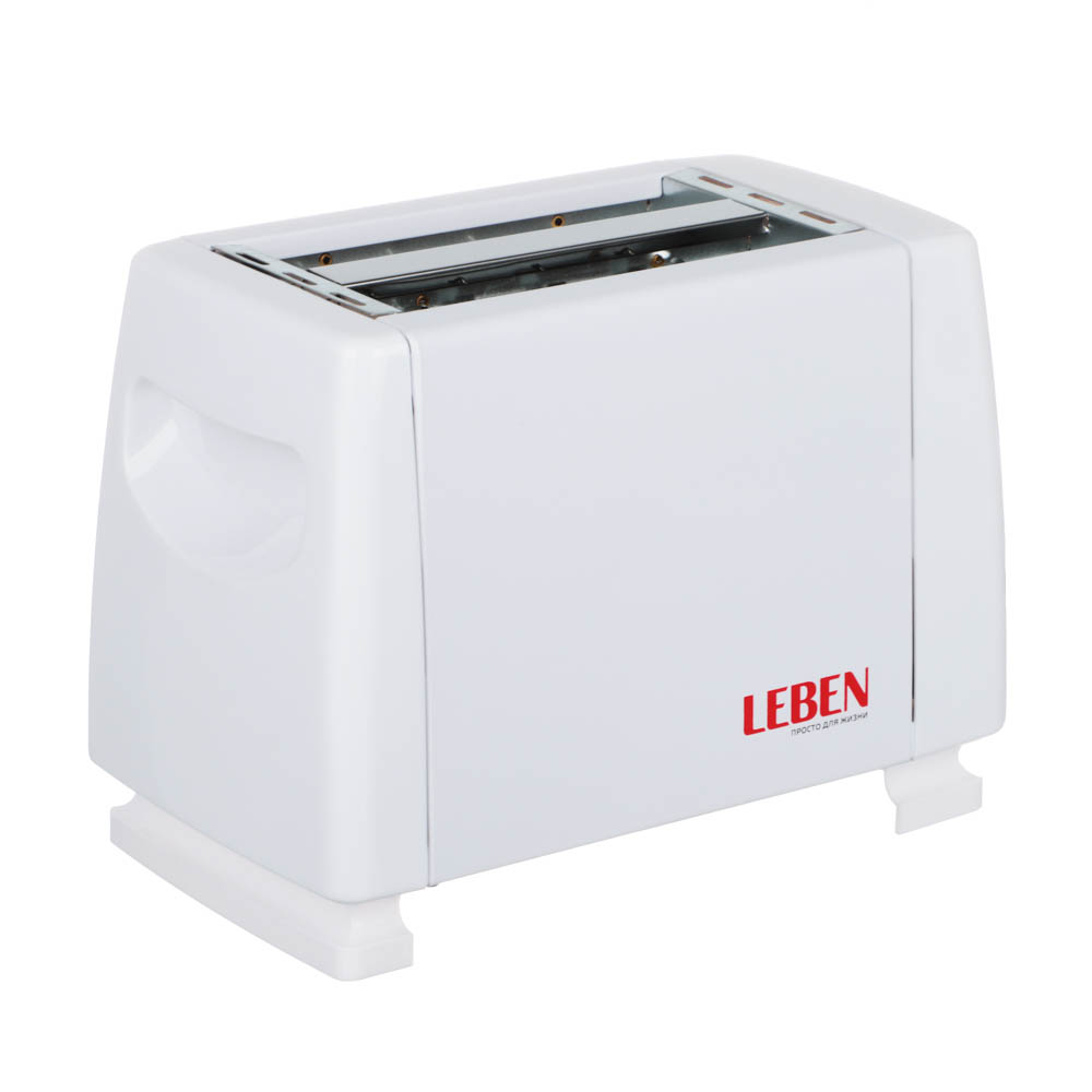 LEBEN Тостер 750Вт, 2 отдела, функция выжигания фигурки на хлебе, 6 степеней поджарки, арт.HJT-016, арт.№ 475-151